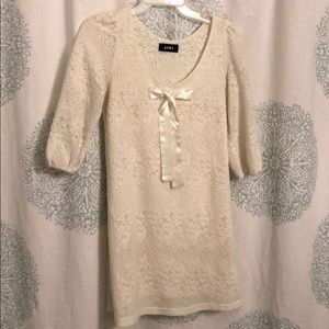 womens beige shift dress